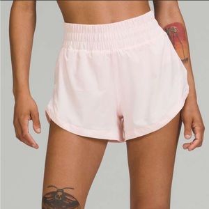 Lululemon Track That 3” High-rise Short in Strawberry Milkshake